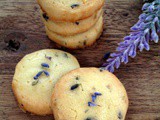 Lavender and Lemon Sable Cookies ~薰衣草柠檬奶油饼干