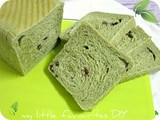 Matcha Red Bean Bread Loaf~抹茶红豆土司