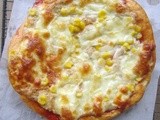 Simple Tuna and Corn Pizza ..简易金豆和金鲳鱼批萨