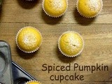Spiced Pumpkin Cupcakes （香料南瓜杯子蛋糕)
