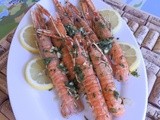  Barbecue style  langoustines with cumin