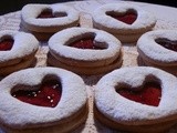 Linzer biscuits