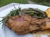 Pork chops in aromatic beer sauce