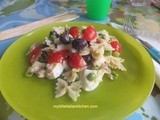 Summery pasta salad