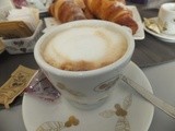 What's for breakfast? Brioche and cappuccino