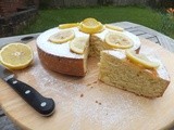 Yogurt and lemon cake....very lemony