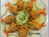 Steamed Prawn With Minced Chicken