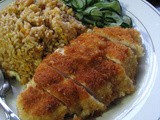 Breaded Chicken Cutlet 麵包糠起士雞排饭