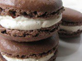 Chocolate Macarons......Ice-cream