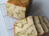 Eggless Green Tea Wassant Loaf