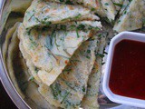 Eggless Savoury Chives Pancake 无蛋韭菜薄烤饼