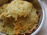 Jewish Potato Latkes 犹太民族的马铃薯饼