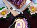 Purple Sweet Potato Mousse Swiss Roll 紫薯仔慕斯瑞士卷