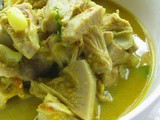 Raw Jackfruit In Spicy Coconut Gravy @ Nangka Muda Masak Lemak