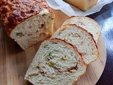 Spring Onion Sausage Cheese Bread Loaf 青葱香肠起司面包