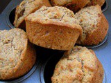 Wheat Bran Muffins With Dried Fig & Apricot 果干米糠瑪芬麵包