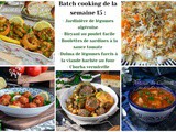Batch cooking : 5 recettes faciles pour 4 personnes