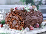 Bûche de Noël à la ganache au chocolat