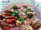 Cervelle d’agneau en sauce tomate – chtitha mokh