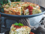 Clafoutis courgettes chèvre facile