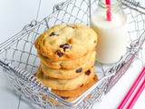 Cookies fondants à la pâte d’amande et cranberries