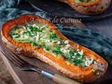 Courge butternut farcie au four