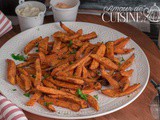 Frites de patates douces au four croustillantes