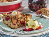 Gâteau aux quetsches et crumble : streusel moelleux