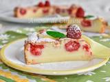 Gateau magique aux framboises et citron