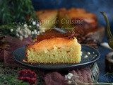 Gateau moelleux aux coings et amandes