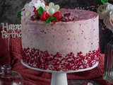Layer cake framboise : gâteau d’anniversaire à étages facile