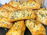Mini pastillas au thon fromage olives en pâte feuilletée
