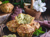 Muffins salés aux courgettes et parmesan