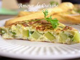 Omelette espagnole ou tortilla aux courgettes