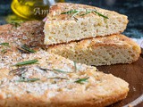 Pain focaccia sans gluten facile