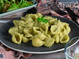 Pâtes à la crème de courgettes au Thermomix