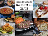 Planning repas semaine 12 : 7 idées de repas du lundi au dimanche