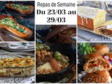 Planning repas semaine 13 : que manger la semaine prochaine jour par jour