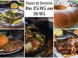 Planning repas semaine 22 : 7 idées de repas du 25 au 31 mai