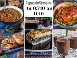 Planning repas semaine 41 : 7 idées de repas pour octobre