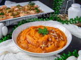 Purée de patate douce et gingembre