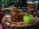 Recette chutney de tomates vertes