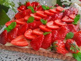 Recette facile de tarte aux fraises maison avec crème pâtissière