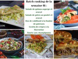 Recettes batch cooking : 5 repas faciles à préparer