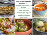Recettes batch cooking : 5 repas familiaux de début d’automne