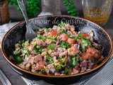 Salade au thon et lentilles corail