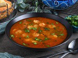 Soupe de crevettes algérienne facile
