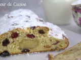 Stollen brioche allemande au massepain