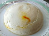 Bhapa doi / steamed sweet yogurt