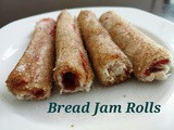 Bread jam rolls